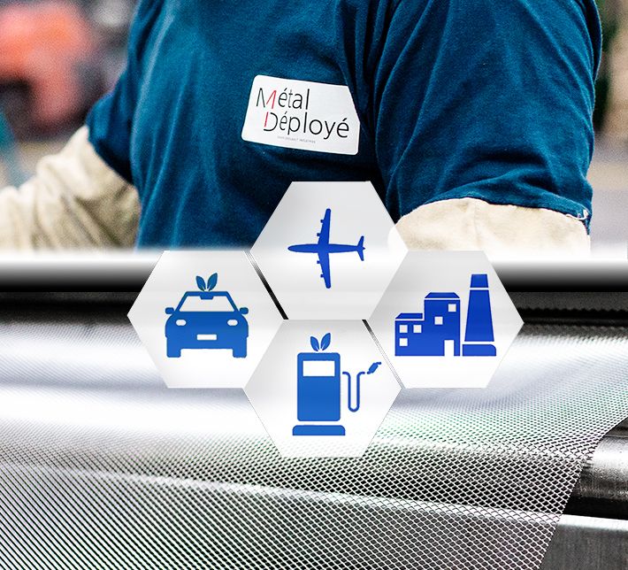 Le métal déployé pour l’industrie et l’énergie
